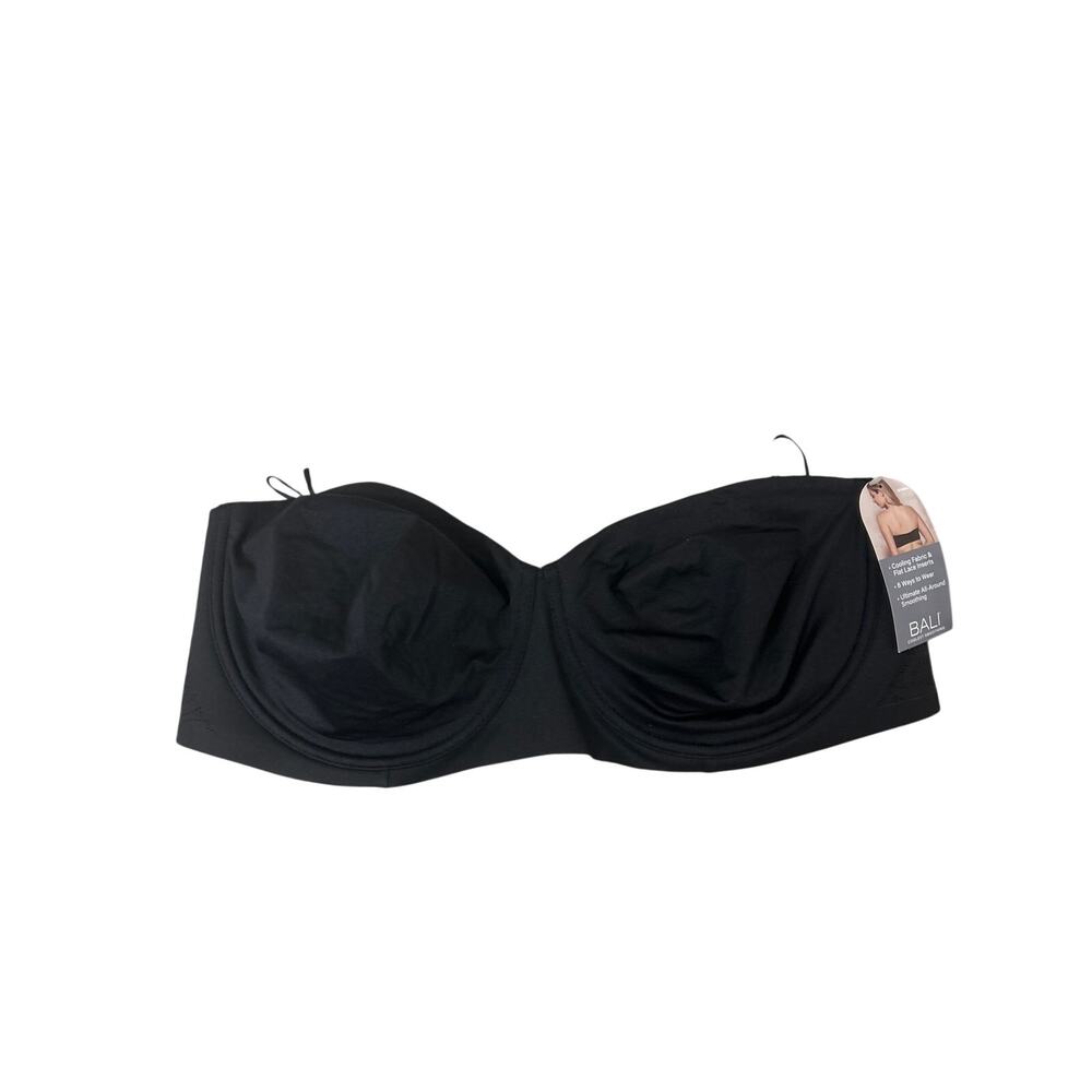 Bali Coolest Smoothing Multiway Strapless Bra 42DD Black NWT